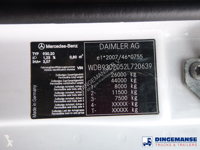 Camion Mercedes 2541 6x2 RHD E5 Huwer vacuum...