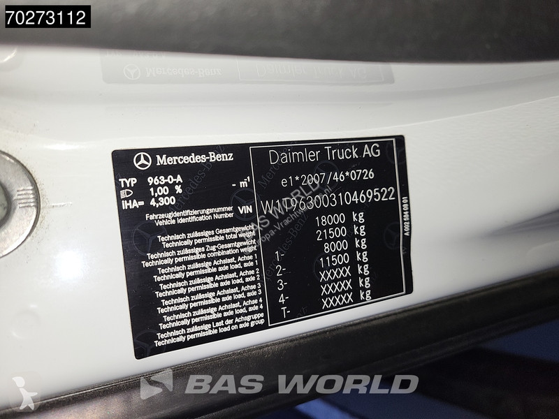 Kamion Mercedes 1827 4X2 2.000kg Ladebordwand...