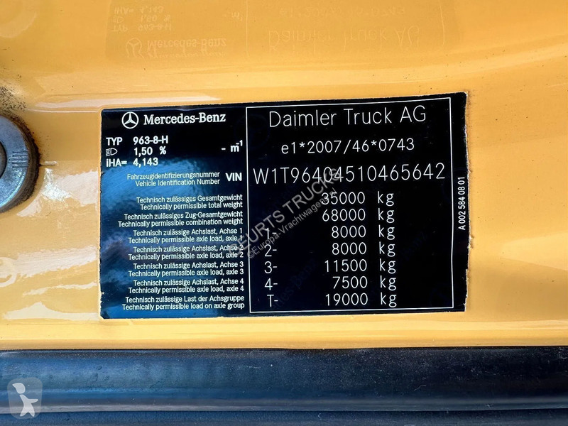 Kamion Mercedes 3253 L ENA 8X2/4 HMF2820 KRAAN...