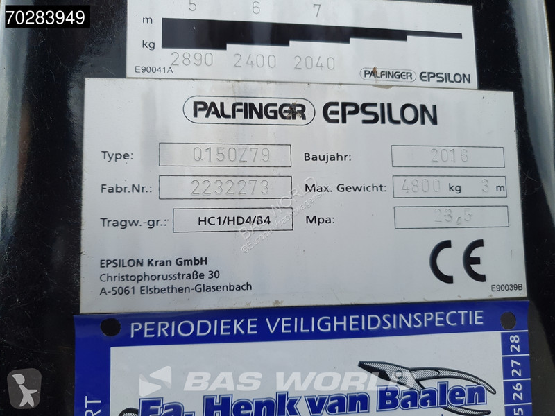 Camion Scania P410 8X2 N-Truck Palfinger Q150Z...