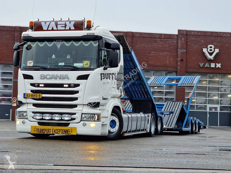 Lastbil Scania 6x2 Trucktransporter GS Meppel +...