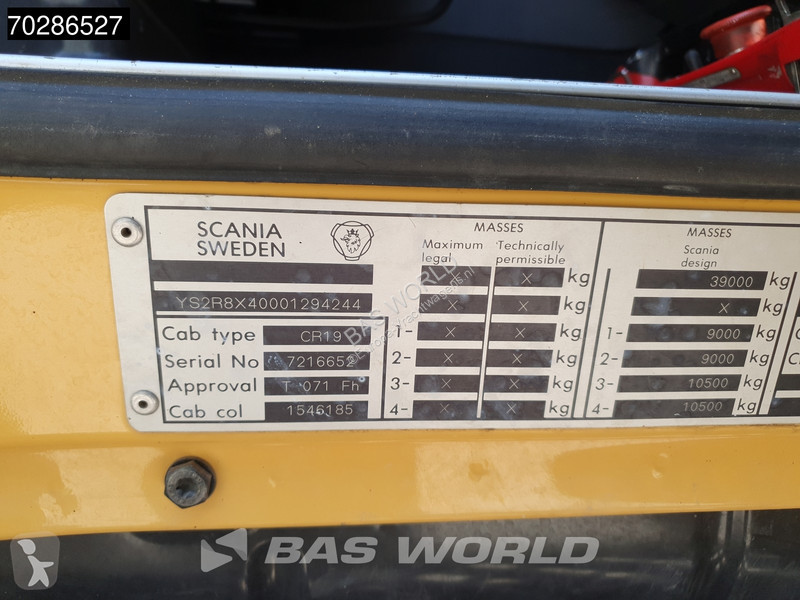Camion Scania 124G 470 8X4 Palfinger PK45000 C4...