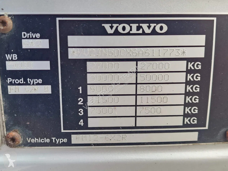 Camion Volvo 380 6x2 - 2/3 stock Berdex...