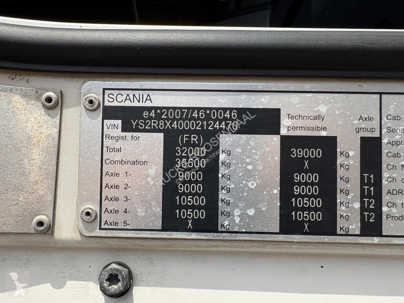 شاحنة Scania R 520 V8 + PAFINGER 72002 6X + JIB...