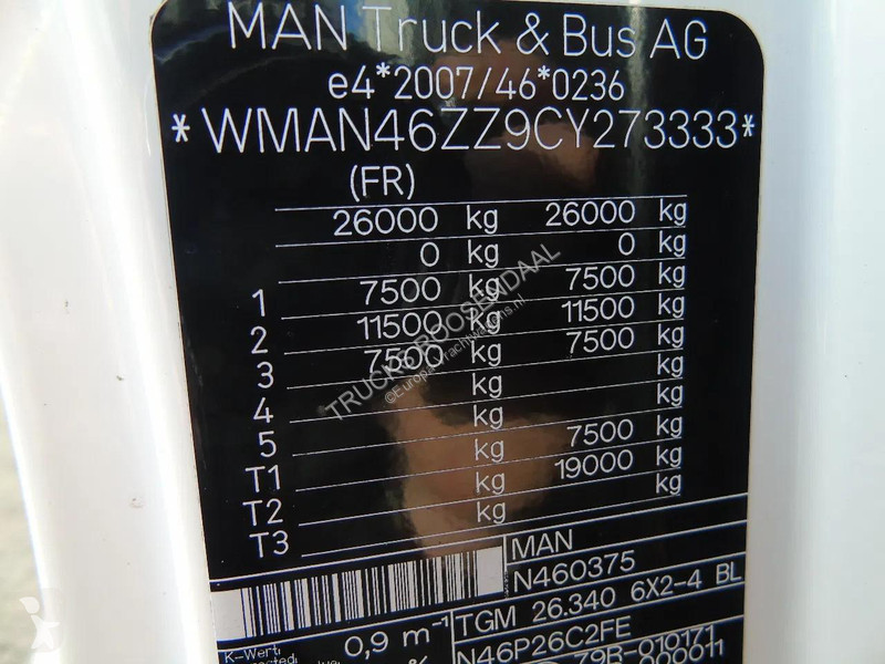 شاحنة MAN 26.340 + 19.000 LITER + 4COMP + 6X2
