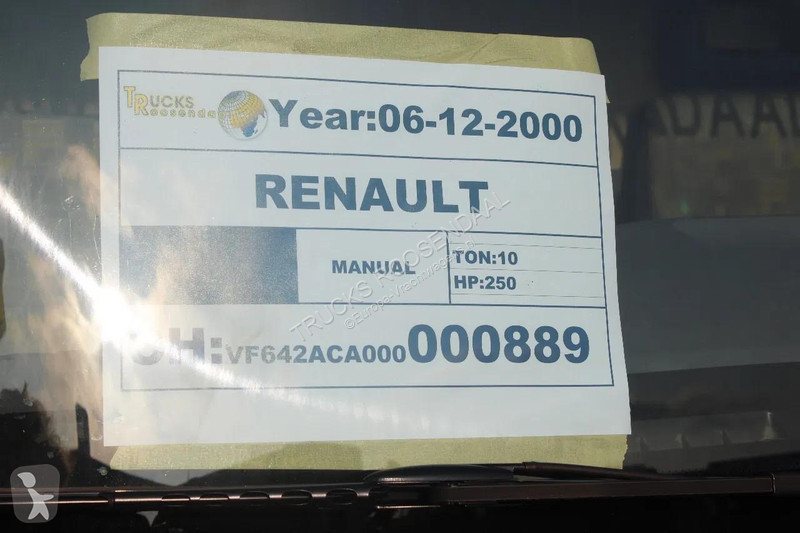 شاحنة Renault 250 + 2 COMP + 6180liter + euro 2...