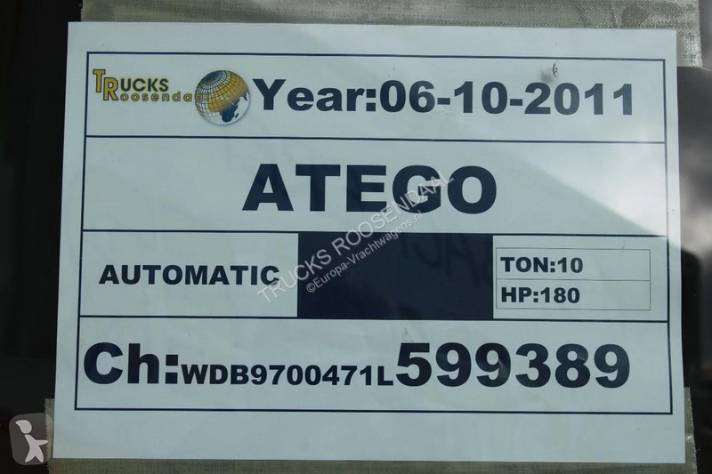 شاحنة Mercedes 1018 + EURO 5