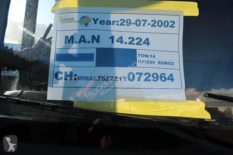 شاحنة MAN + EURO 2 + PTO + CRANE
