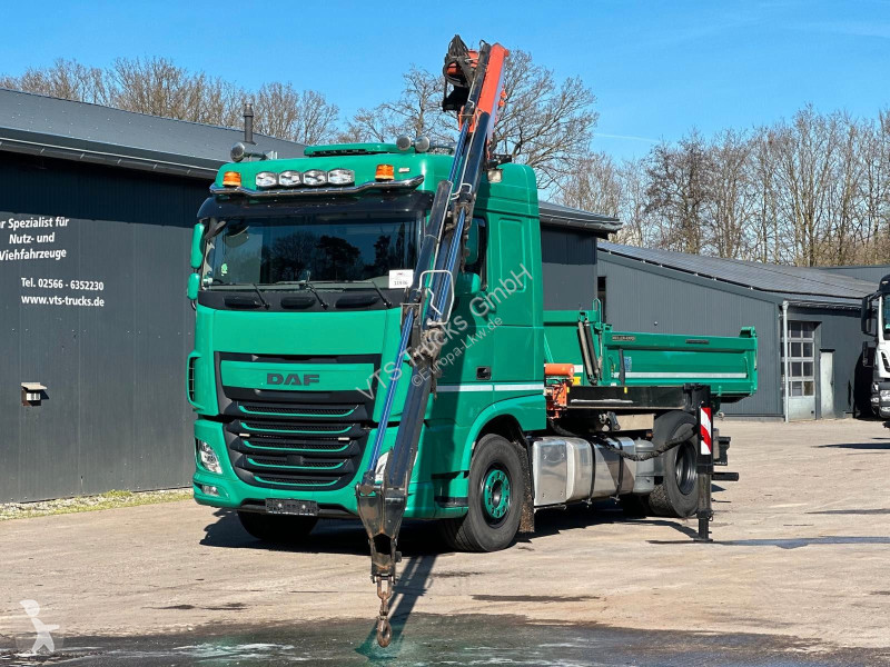 شاحنة DAF FA 4x2 BL MEILLER DSK / ATLAS 126.3LK...