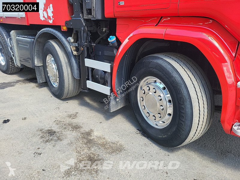 شاحنة Scania 490 8X4 EFFER 1750/8S + JIB 6S...