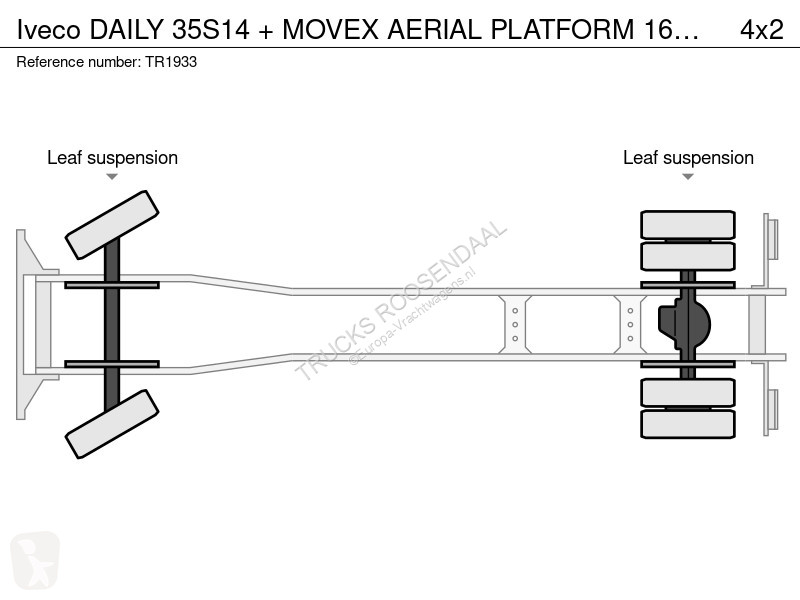 شاحنة Iveco DAILY 35S14 + MOVEX AERIAL PLATFORM...
