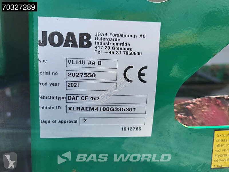 شاحنة DAF 450 4X2 JOAB VL14U AA D Skiploader...