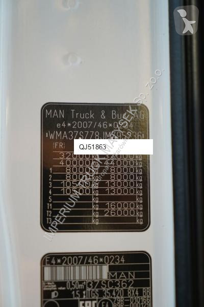 شاحنة MAN TGS 35.420 BORDMATIC