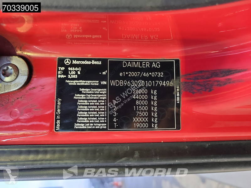 Mercedes 2535 6X2 BDF ADR Full Air Suspension...