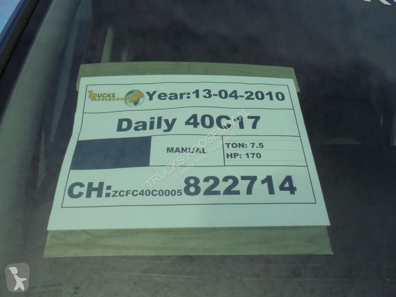 Kamion Iveco 40C17 + Euro 5 + Dhollandia Lift +...