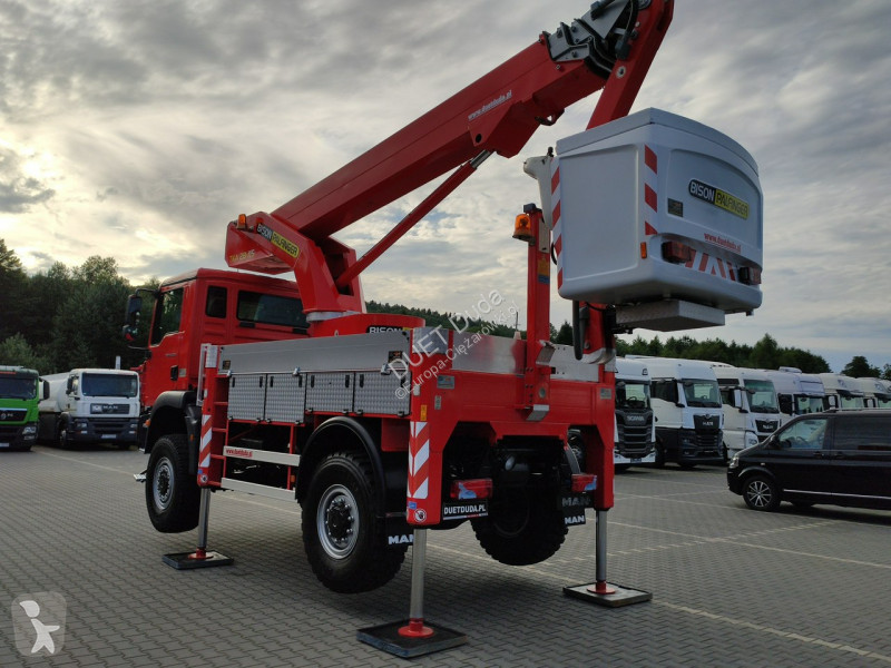 Camion MAN TGM 4x4 Zwyżka Bison Palfinger TKA...