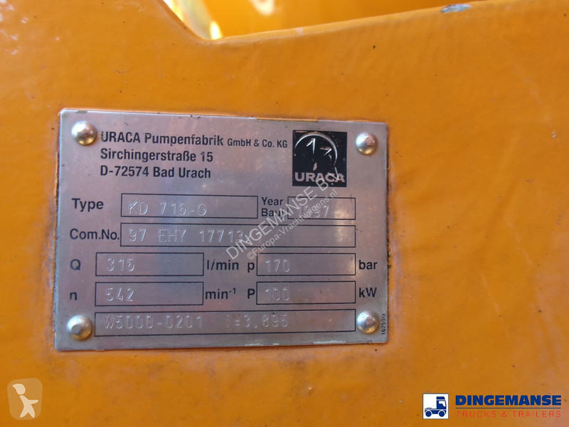 Camion MAN 8x4 Euro 2 vacuum tank ADR 15 m3 / 2...