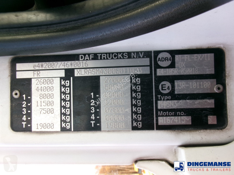 Camion DAF 460 6x2 Euro 6 Hyva container hook 20 t