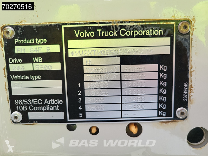 Camion Volvo 460 10X4 56T payload | 33m3 Mining...