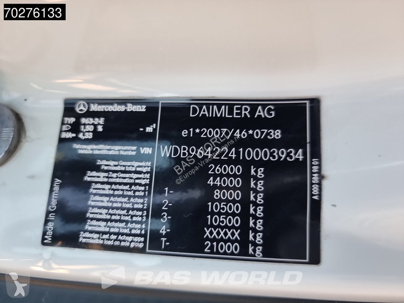 Kamion Mercedes 2636 6X4 HIAB X-HIDUO 188 ES-S...
