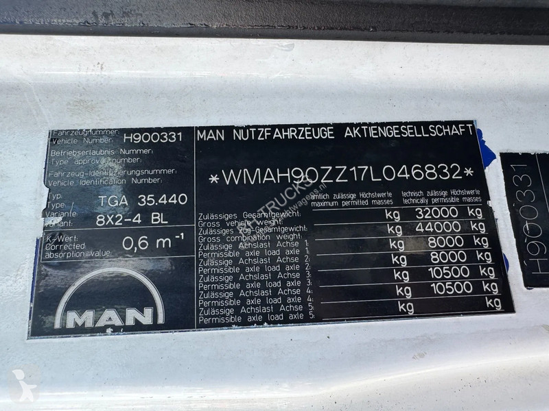 Lastbil MAN 35.440 8X2 - EURO 4 + HMF 2620K-RC...