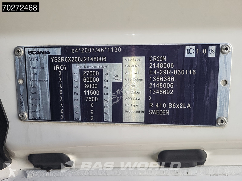 Kamion Scania R410 6X2 amberet Carrier Supra...