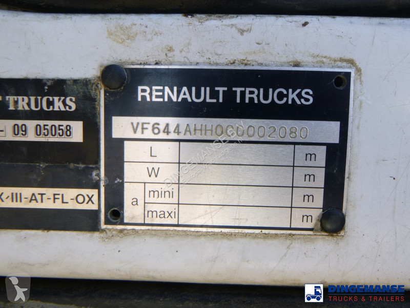 Kamion Renault 280 dxi 4x2 gas tank 18.7 m3