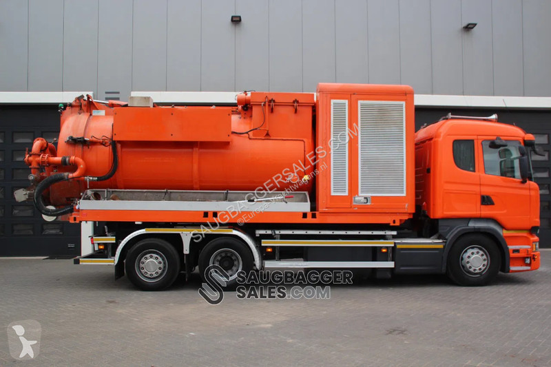 Camion Scania R520 V8 KOKS MegaVac oader 8000...