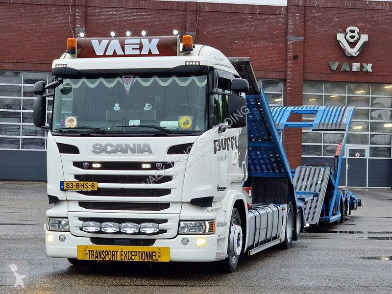 Lastbil Scania 6x2 Trucktransporter GS Meppel +...