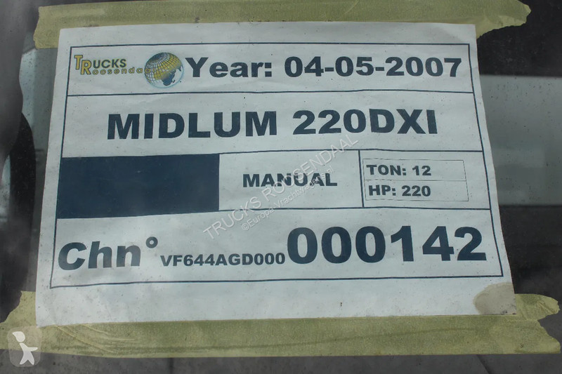 Vrachtwagen Renault 220 + manual
