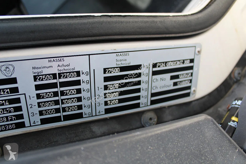 Camion Scania -360 + HOOK + 6X2 + MANUAL + EURO 2