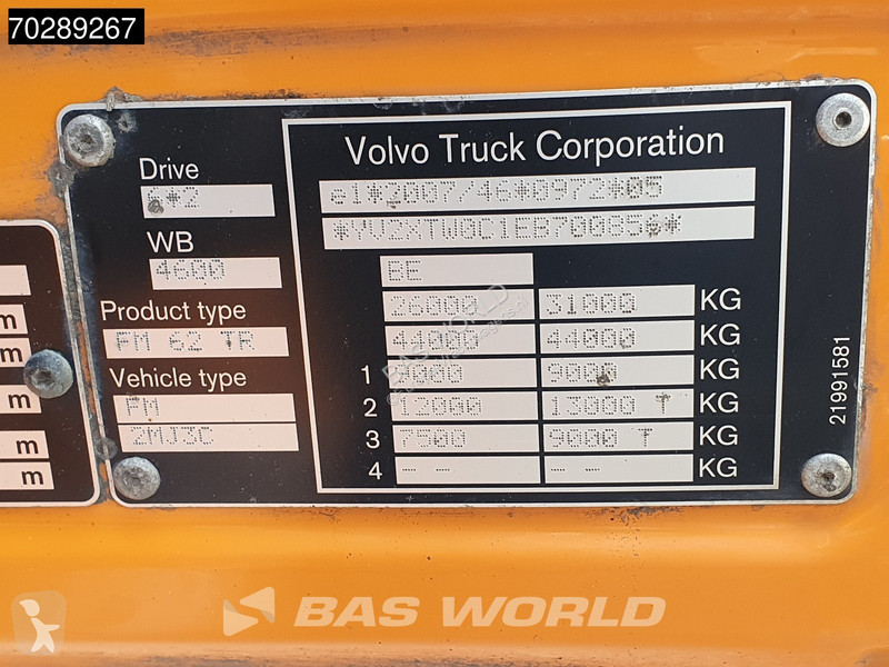 Kamion Volvo 420 6X2 Combi HMF 2120 K 4 Crane...
