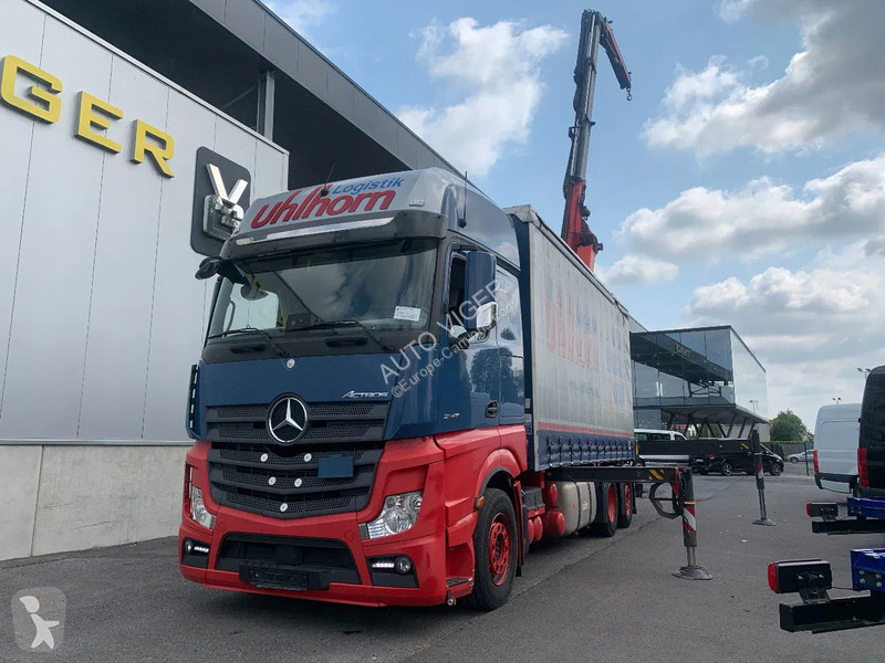 Camion Mercedes 2548 6X2 + Aanhanger*Palfinger...