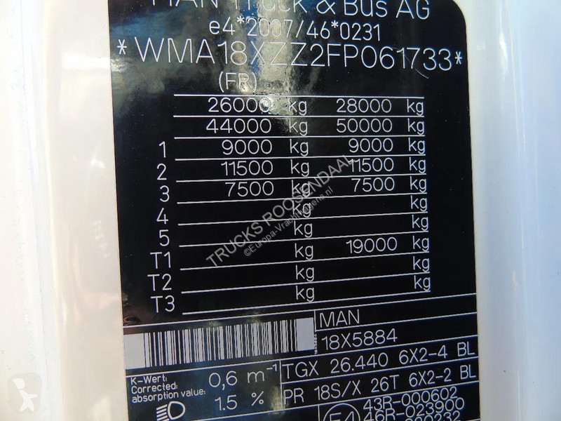 شاحنة MAN 26.440 + FASSI 455A.2.26 + EURO 6 +...