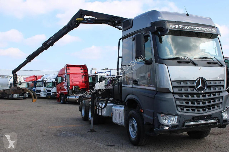 شاحنة Mercedes 2858 6x4 PALFINGER S260Z96...