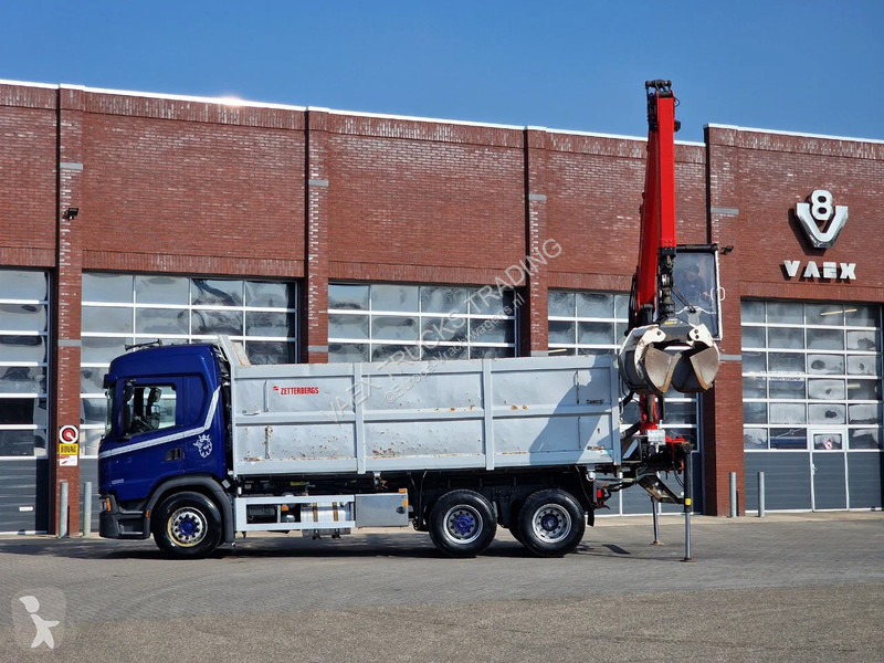 شاحنة Scania G500 6x2 - Tipper + Palfinger...