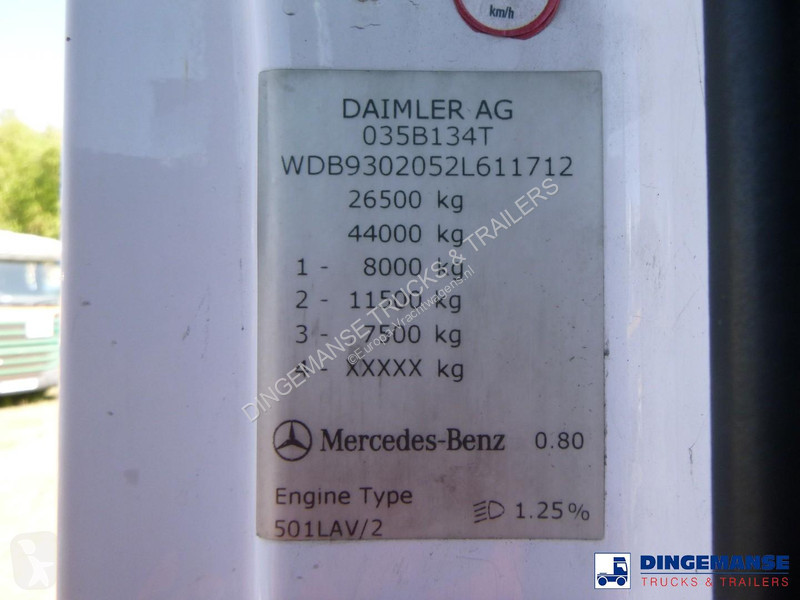شاحنة Mercedes 2536 6x2 RHD + Palfinger PK8501