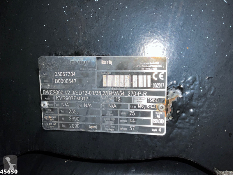 شاحنة Volvo 500 4x4 Fassi 31 Tonmeter laadkraan...