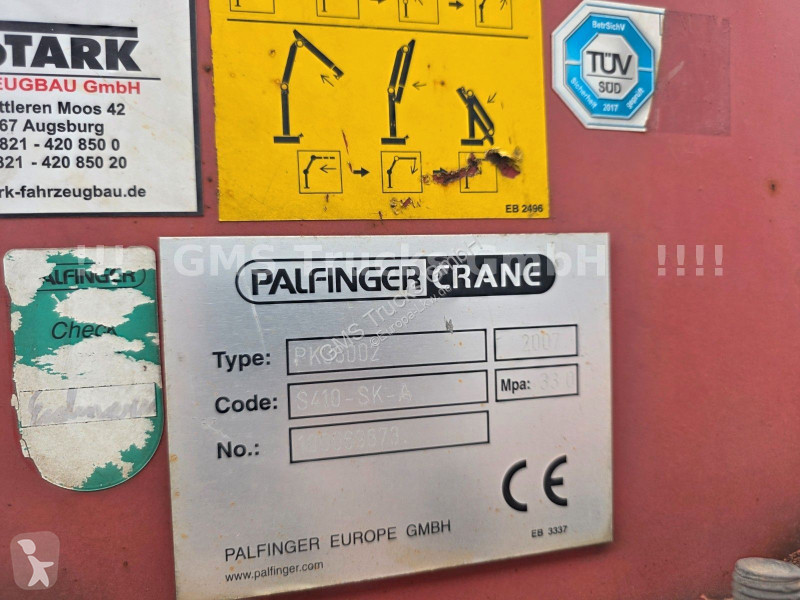 شاحنة MAN TGA / 6X4 / Palfinger Kran PK 36002