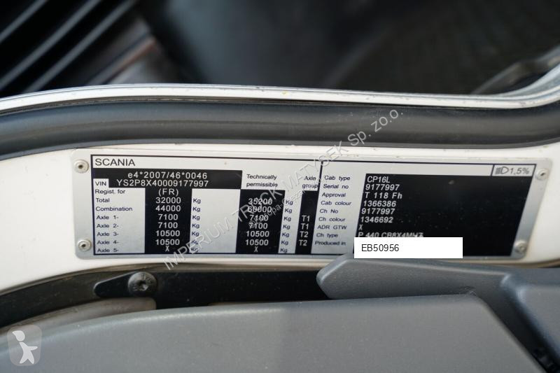 شاحنة Scania P 440 / 8x4 / WYWROTKA 2 STRONNA /...