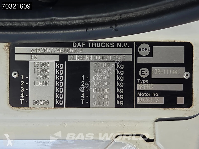 شاحنة DAF 290 4X2 Gas Cambio Manual Retarder AC...