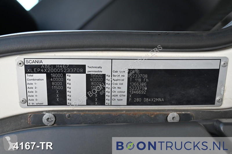 شاحنة Scania P280 + KOOIAAP | OPTICRUISE * EURO...