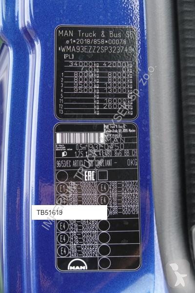 Kamion MAN TGS / 8X6 / WYWROTKA / TYLNOZSYPOWA...