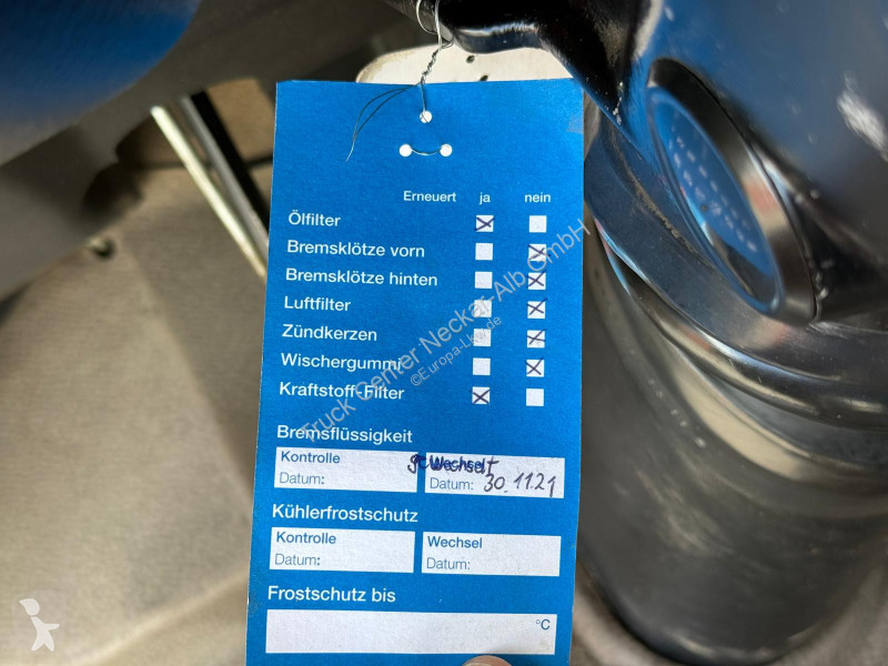 شاحنة Mercedes Plattendruckwagen Planen Aufbau...