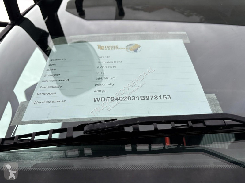 Lastbil Mercedes 2640 + PALFINGER PK 16001---2X...
