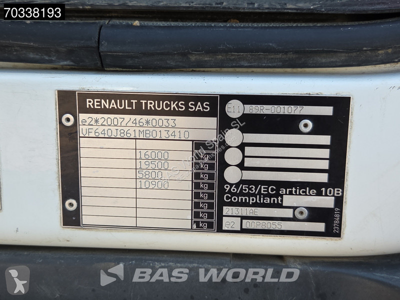 Renault D 250 4X2 16 toneladas plataforma 650cm...