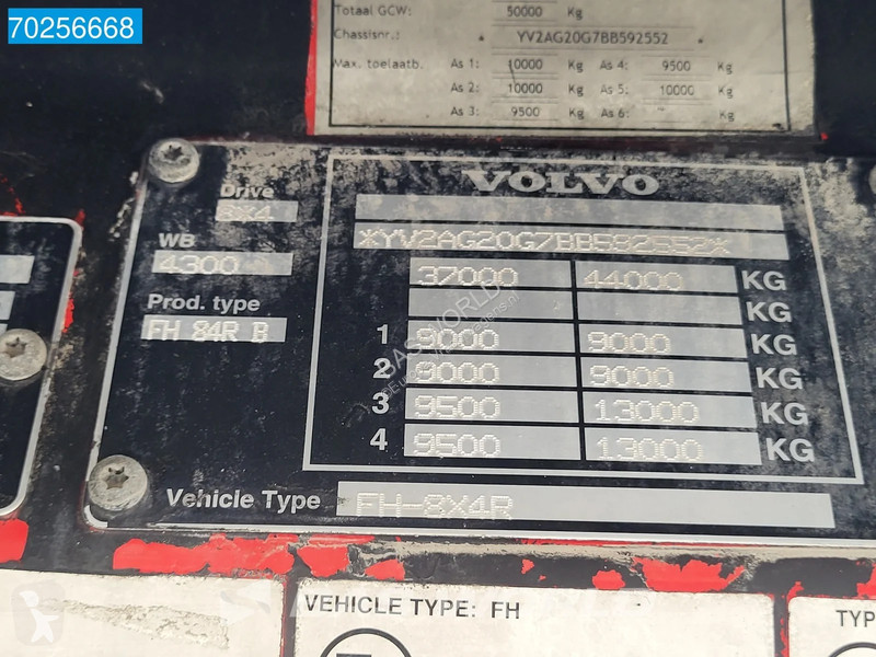 Camion Volvo FH  10X4 NL-Truck Sand Mortar...