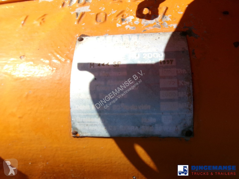 Camion MAN 8x4 Euro 2 vacuum tank ADR 15 m3 / 2...