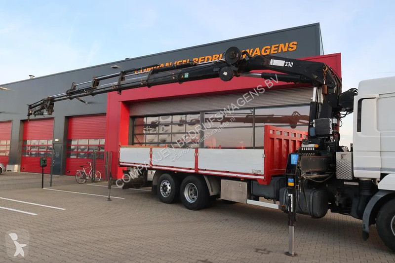 Kamion Scania R143-420 V8 Hiab 330-5 - JIB 90