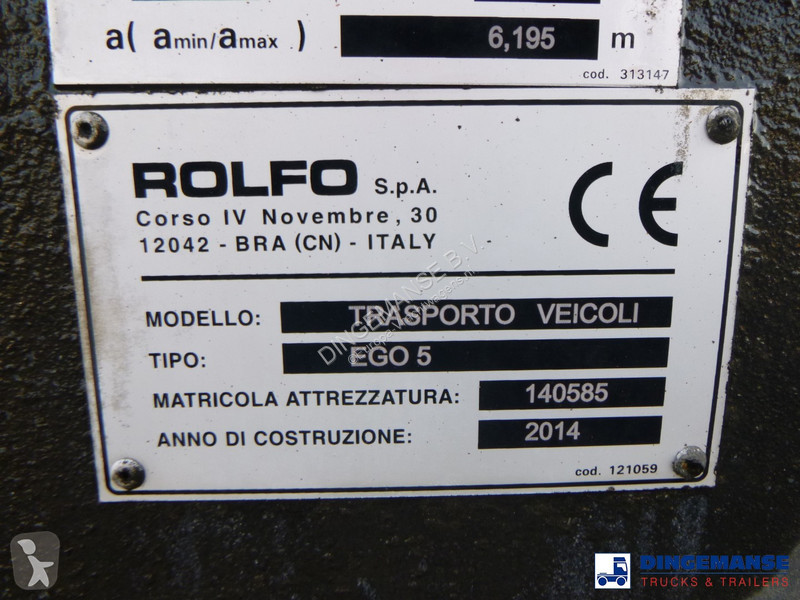 Camion Scania 410 6x2 RHD Rolfo car transporter